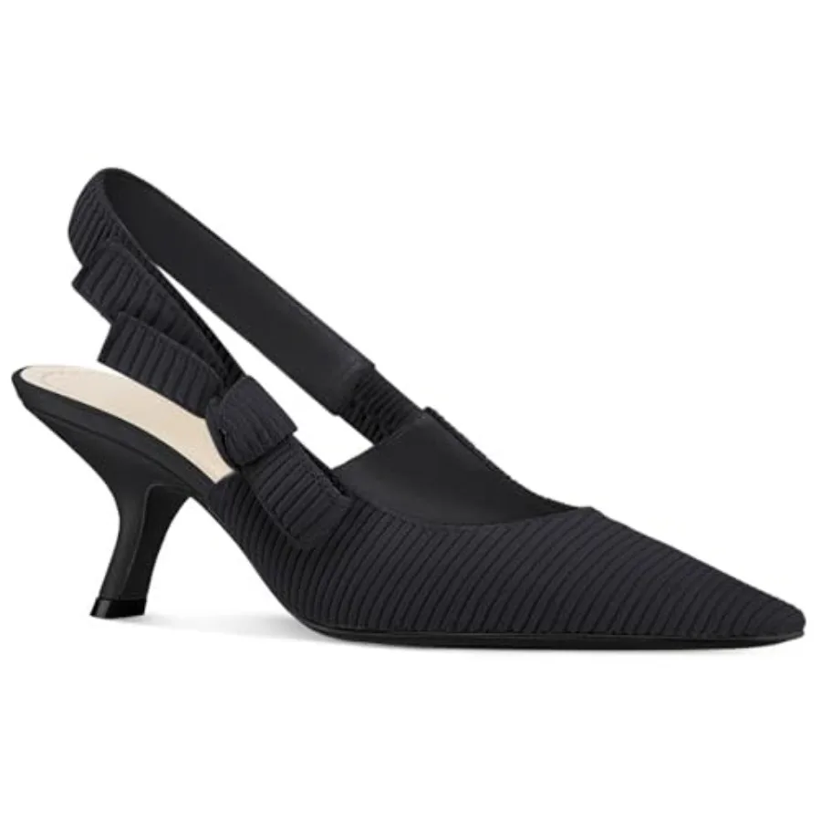 Coutgo Womens Slingback Kitten Heels Closed Pointed Toe Bowknot Knitted Slip On Work Pumps Dress Shoes
Coutgo Womens Slingback Kitten Heels Closed Pointed Toe Bowknot Knitted Slip On Work Pumps Dress Shoes