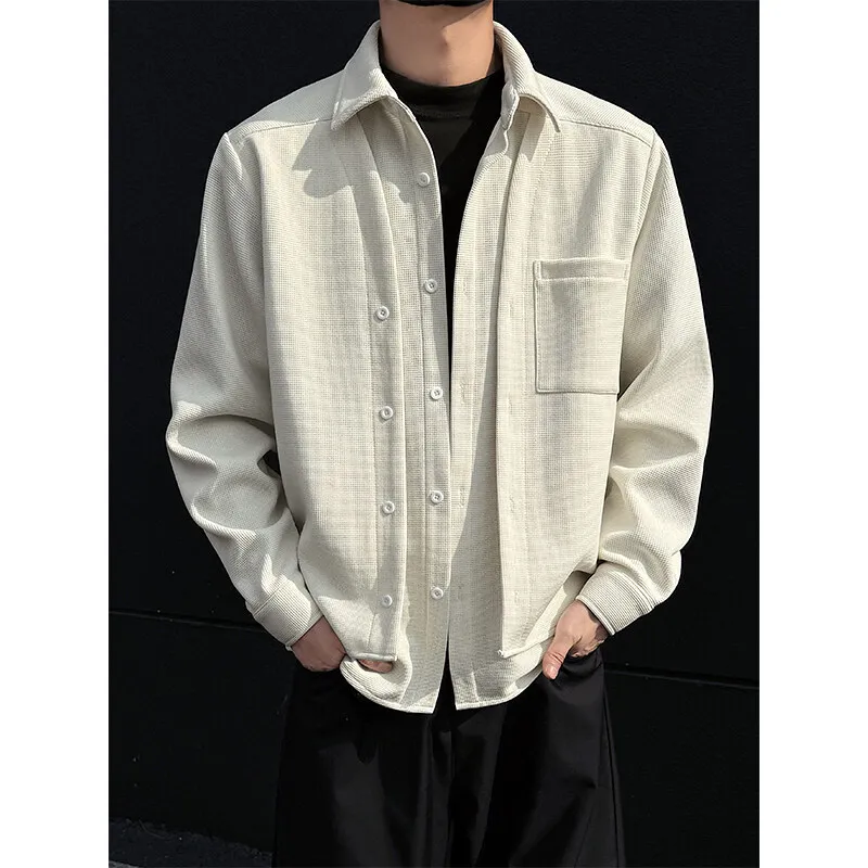 Spring New Men's Shirts Long Sleeve Fake two pieces Solid Color Casual Shirt 2025 Harajuku Blouse Fashion Unisex Clothes coat
Spring New Men's Shirts Long Sleeve Fake two pieces Solid Color Casual Shirt 2025 Harajuku Blouse Fashion Unisex Clothes coat
