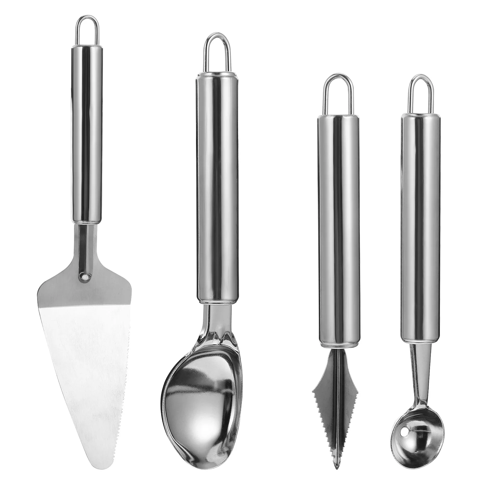 4 Pcs Stainless Steel Ice Cream Scoop Fruit Carver Dessert Spoons Thick H Polished Practical Kitchen Tools
4 Pcs Stainless Steel Ice Cream Scoop Fruit Carver Dessert Spoons Thick H Polished Practical Kitchen Tools
