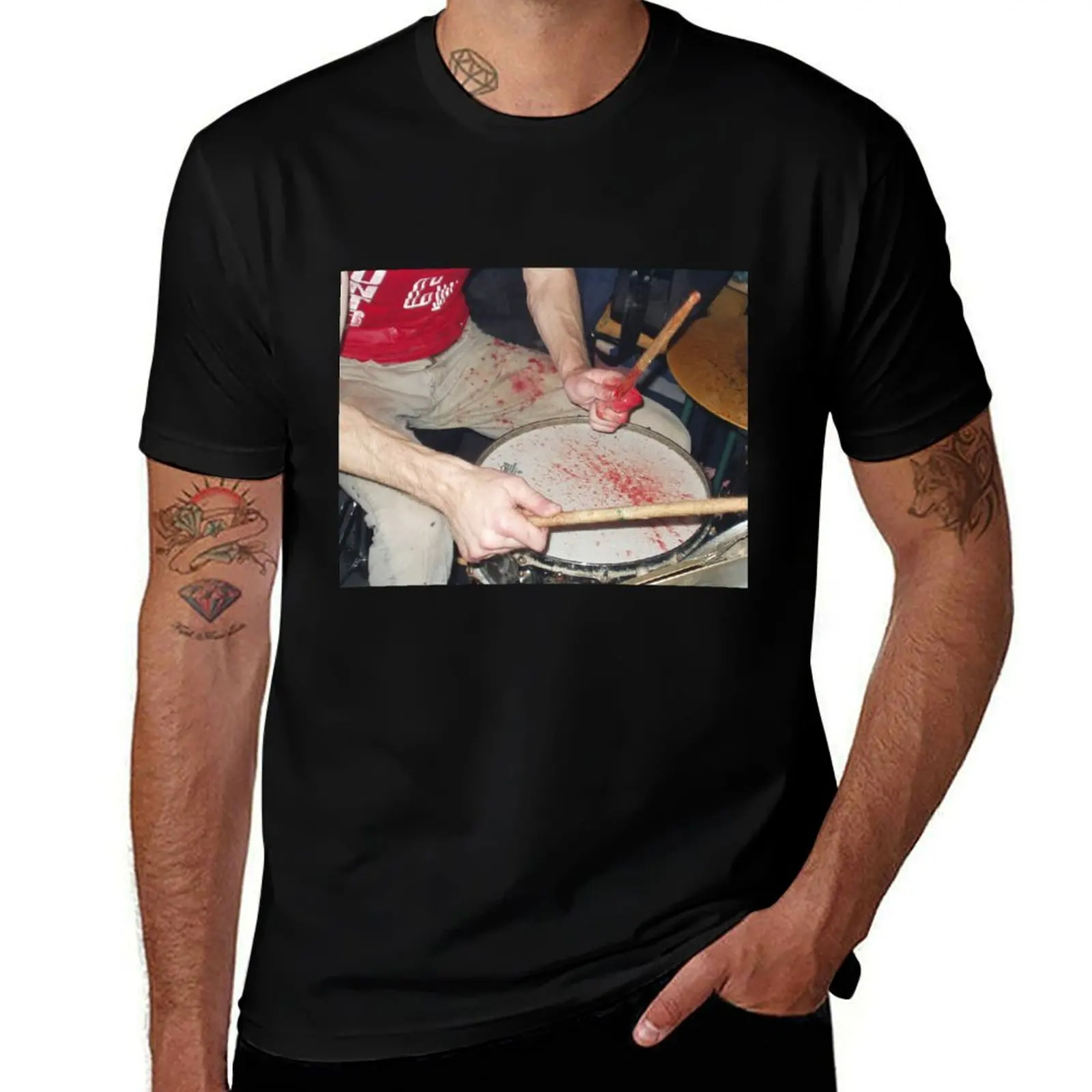 Zach Hill Drumming T-Shirt t shirts with prints man t shirt summer T-Shirt 
Zach Hill Drumming T-Shirt t shirts with prints man t shirt summer T-Shirt