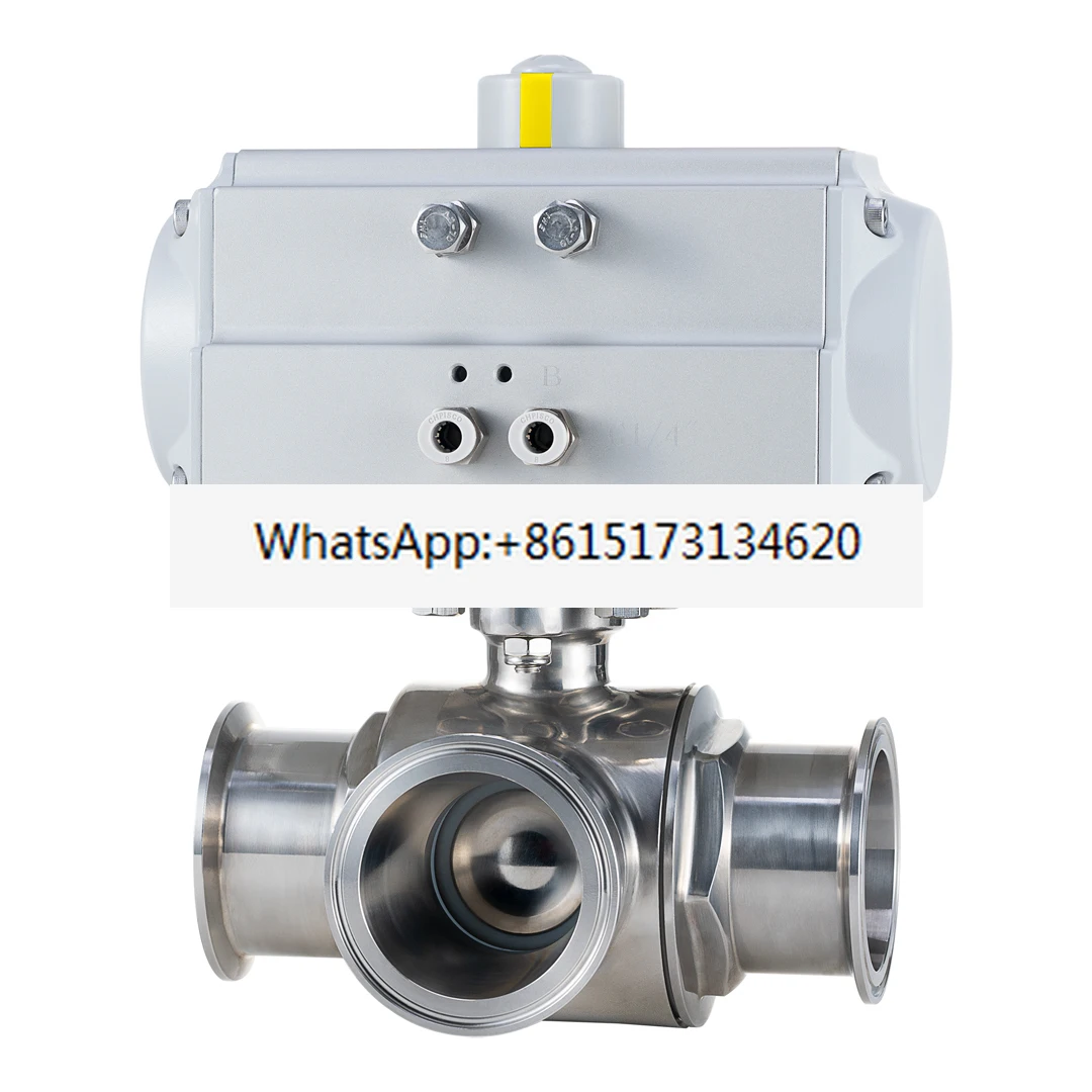 South valve Q6845F-16P pneumatic food hygiene grade quick-loading tee clamp stainless steel 304 reversing ball valve
South valve Q6845F-16P pneumatic food hygiene grade quick-loading tee clamp stainless steel 304 reversing ball valve