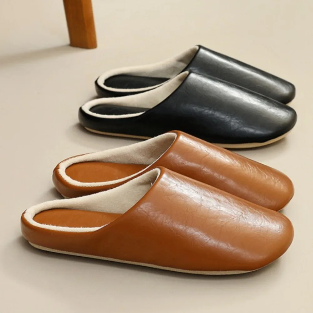 Домашние тапочки, женские кожаные тапочки, четыре сезона, домашние моющиеся кожаные напольные тапочки, бесшумные мужские тапочки с мягкой подошвой
Домашние тапочки, женские кожаные тапочки, четыре сезона, домашние моющиеся кожаные напольные тапочки, бесшумные мужские тапочки с мягкой подошвой