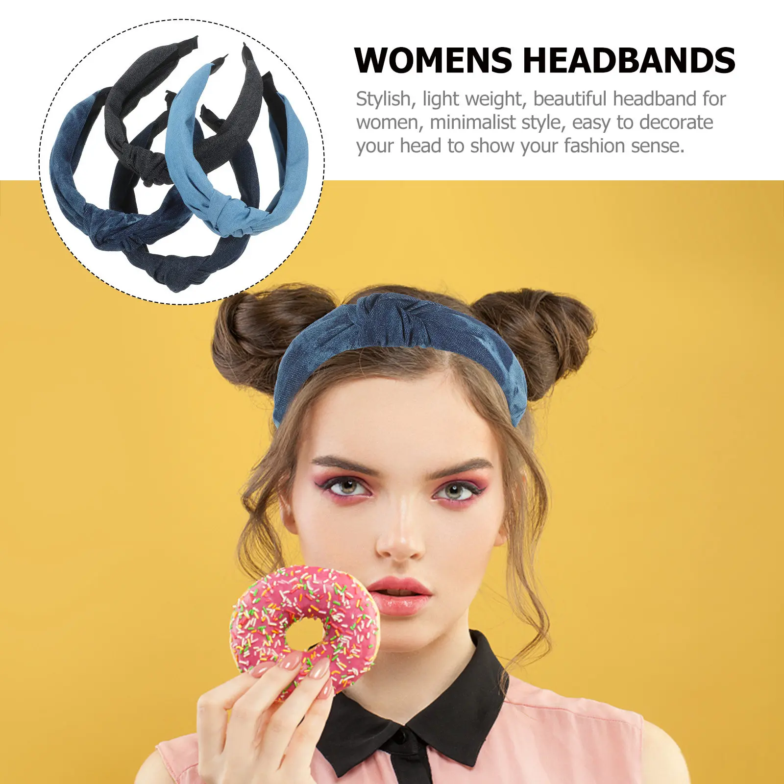 4 шт. джинсовые повязки на голову для женщин, стильный дизайн с узлом, модная повязка на голову, надежная фиксация для повседневного ношения и активного отдыха
4 шт. джинсовые повязки на голову для женщин, стильный дизайн с узлом, модная повязка на голову, надежная фиксация для повседневного ношения и активного отдыха