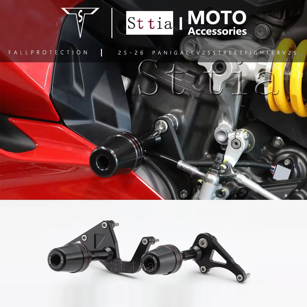 For DUCATI Panigale V2 V2S 2025 Motorcycle Accessories CNC Falling Protection Frame Slider Fairing Guard Crash Pad Protector Fit
For DUCATI Panigale V2 V2S 2025 Motorcycle Accessories CNC Falling Protection Frame Slider Fairing Guard Crash Pad Protector Fit