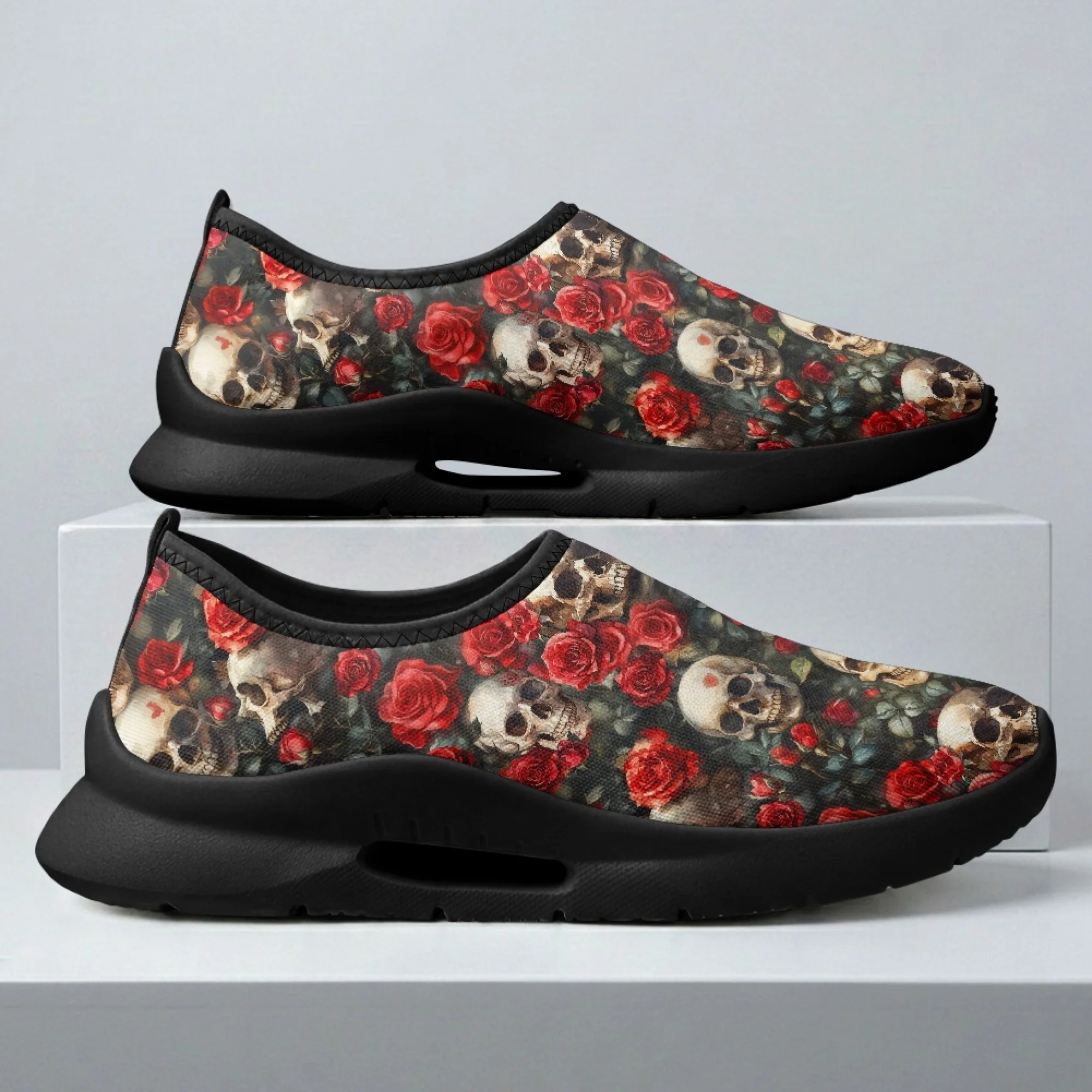 XIXIRIMIDO Skull Rose Mens Casual Shoes Slip On Walking Sneakers Womens Gym Workout Shoes Breathable Mesh Walking Shoes 35-48
XIXIRIMIDO Skull Rose Mens Casual Shoes Slip On Walking Sneakers Womens Gym Workout Shoes Breathable Mesh Walking Shoes 35-48