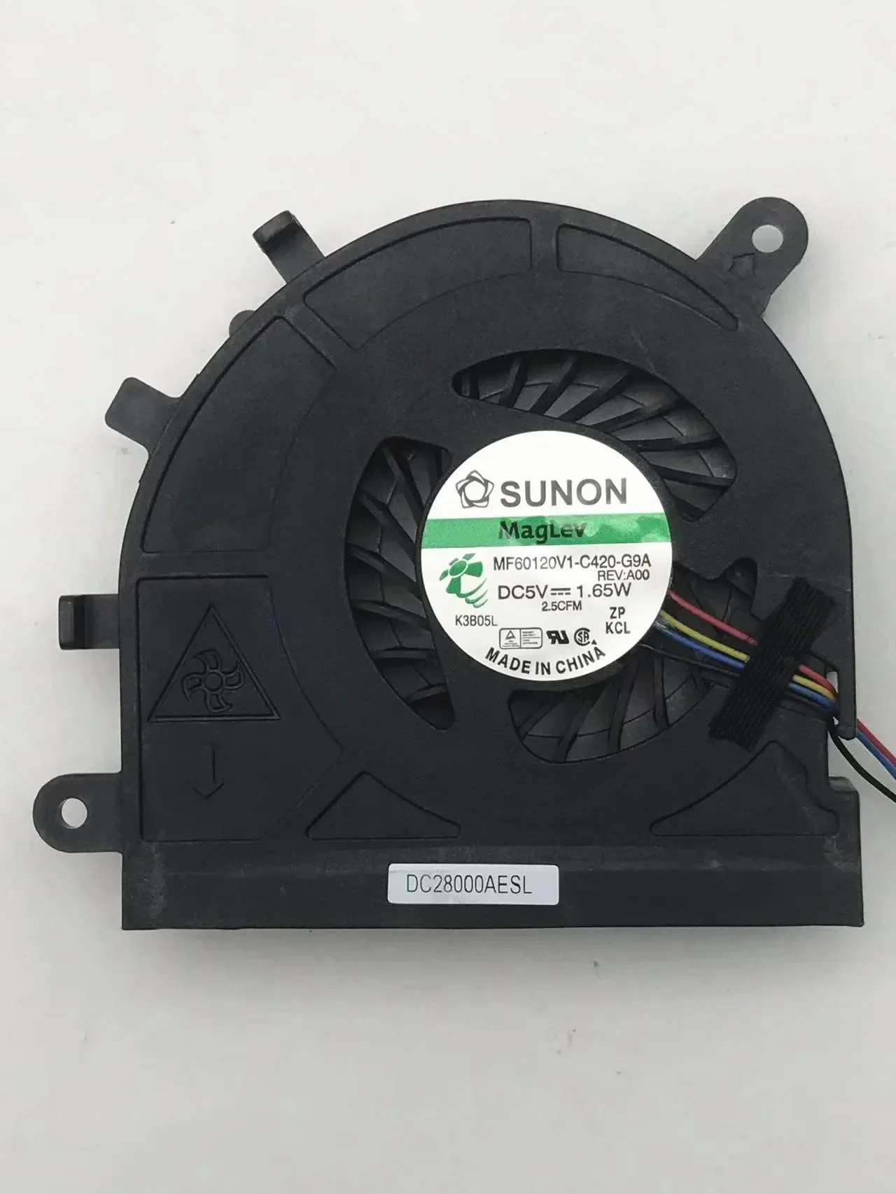SUNON MF60120V1-C420-G9A DC28000AESL DC 5V 1.65W Server Cooling Fan
SUNON MF60120V1-C420-G9A DC28000AESL DC 5V 1.65W Server Cooling Fan