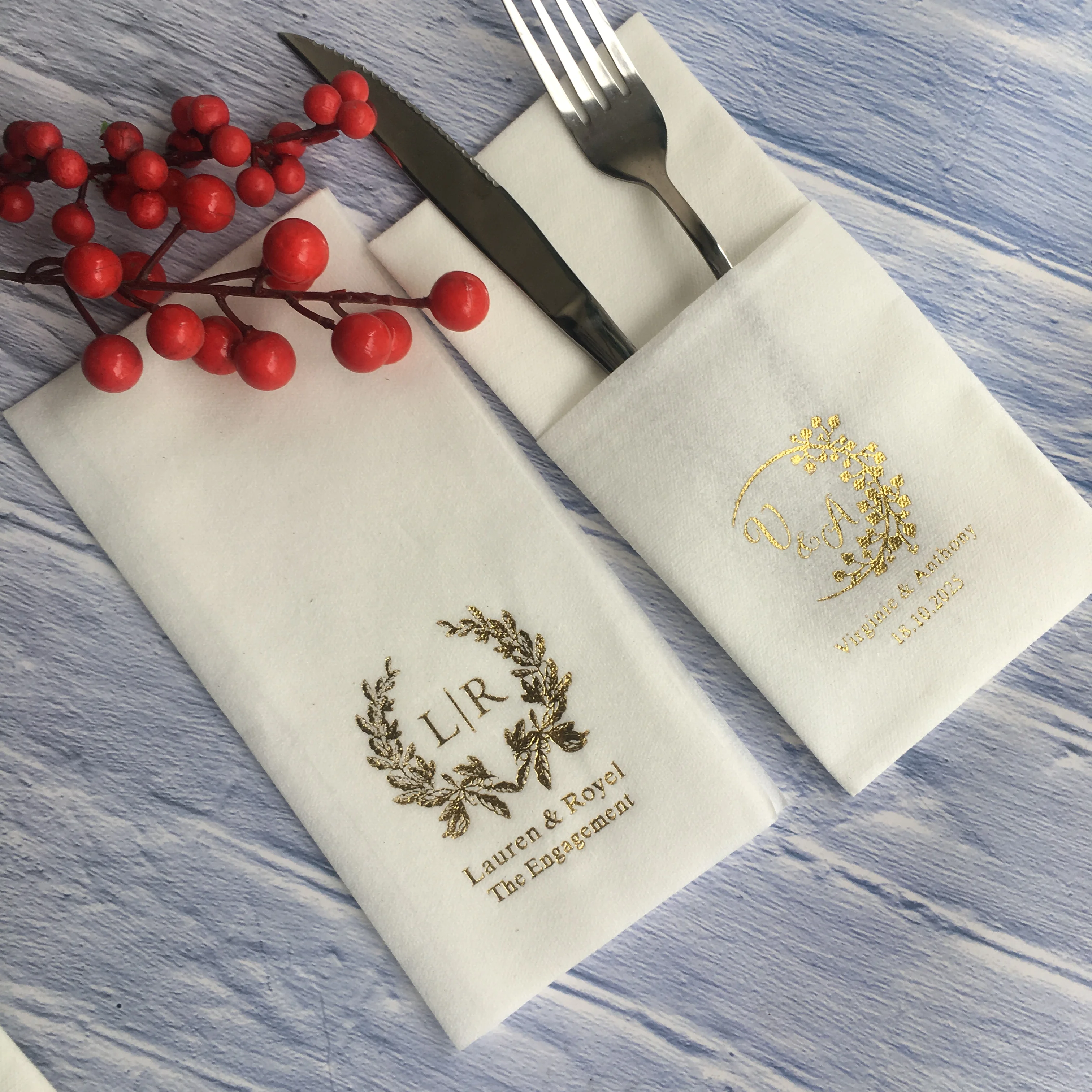 50pcs Personalized napkins, Soft linen like napkins disposable, Gold foil, Personalized napkins, DINNER,napkins, Wedding napkins
50pcs Personalized napkins, Soft linen like napkins disposable, Gold foil, Personalized napkins, DINNER,napkins, Wedding napkins