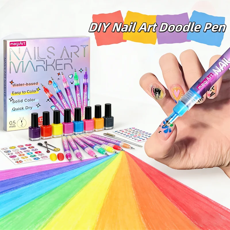 Nail Art Markers Customized Specialized Needle Tube Hand-drawn Outline Pen Acrylic Paint Pen Acrylic Paintbrush Kit for Nails
Nail Art Markers Customized Specialized Needle Tube Hand-drawn Outline Pen Acrylic Paint Pen Acrylic Paintbrush Kit for Nails