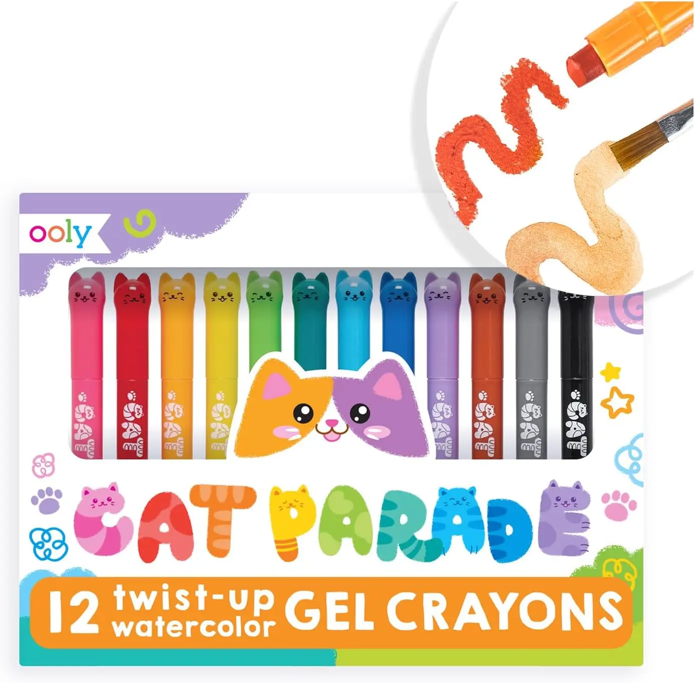 12 Rainbow Gel Crayons for Glass & Paper - Smooth, Watercolor Effects, Easy Clean
12 Rainbow Gel Crayons for Glass & Paper - Smooth, Watercolor Effects, Easy Clean