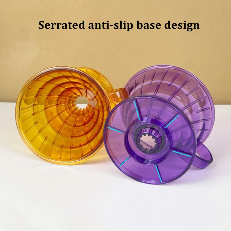 Plastic Coffee Filter Cup with Spiral Drainage Groove,Pour Over Coffee Dripper 3-4 Cups Drip Coffee Tools for Home Barista
Plastic Coffee Filter Cup with Spiral Drainage Groove,Pour Over Coffee Dripper 3-4 Cups Drip Coffee Tools for Home Barista