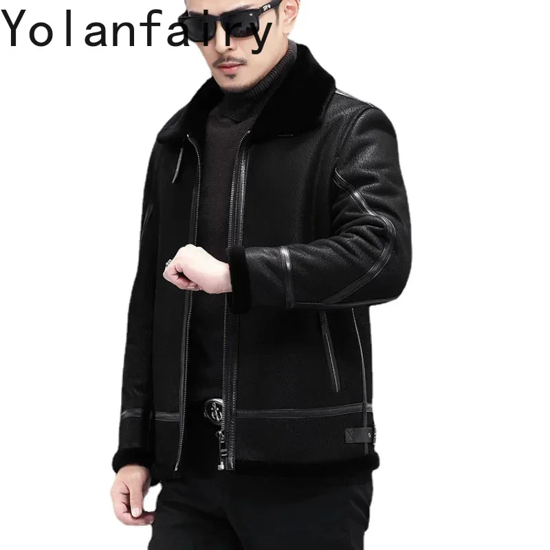 YOLANFAIRY Motorcycle Jacket Men's Natural Fur Coat Men Genuine Leather Jackets for Men Coat Winter Jaqueta Couro Masculina FCY
YOLANFAIRY Motorcycle Jacket Men's Natural Fur Coat Men Genuine Leather Jackets for Men Coat Winter Jaqueta Couro Masculina FCY
