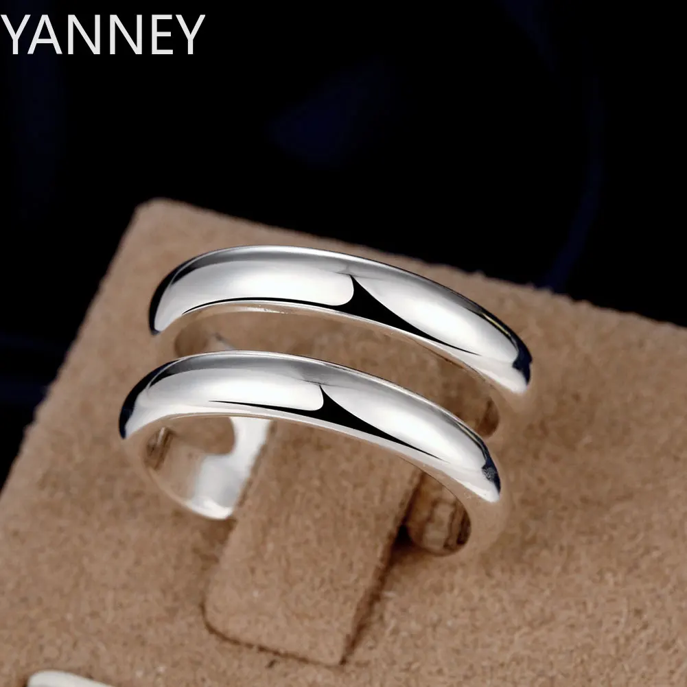 Hot charm 925 sterling Silver Ring For Women Simple adjustable Fashion wedding Party Girl Gift Vintage classic Jewelry New
Hot charm 925 sterling Silver Ring For Women Simple adjustable Fashion wedding Party Girl Gift Vintage classic Jewelry New