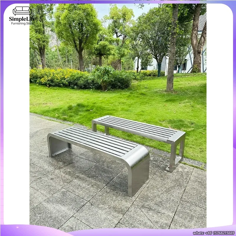 Stainless Steel Outdoor Long Bench Garden Rest Stool for Patio Backyard Deck Camping
Stainless Steel Outdoor Long Bench Garden Rest Stool for Patio Backyard Deck Camping