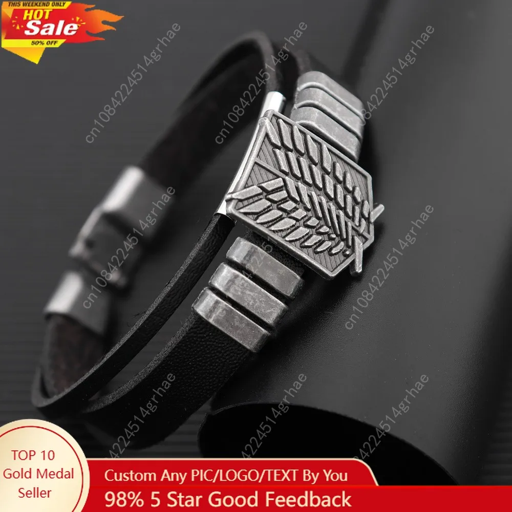 New Punk Cartoon Anime Attack Giant Bracelets for Women and Men Style Creative Bracelet Trend Personality Hand Jewelry Gift
New Punk Cartoon Anime Attack Giant Bracelets for Women and Men Style Creative Bracelet Trend Personality Hand Jewelry Gift