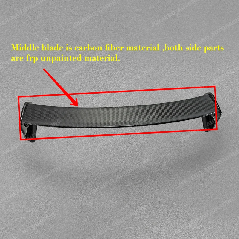 For Mini Cooper S F56 FRP Unpainted +Carbon Fiber Blade Rear Roof Spoiler Wing car Bodykits
For Mini Cooper S F56 FRP Unpainted +Carbon Fiber Blade Rear Roof Spoiler Wing car Bodykits