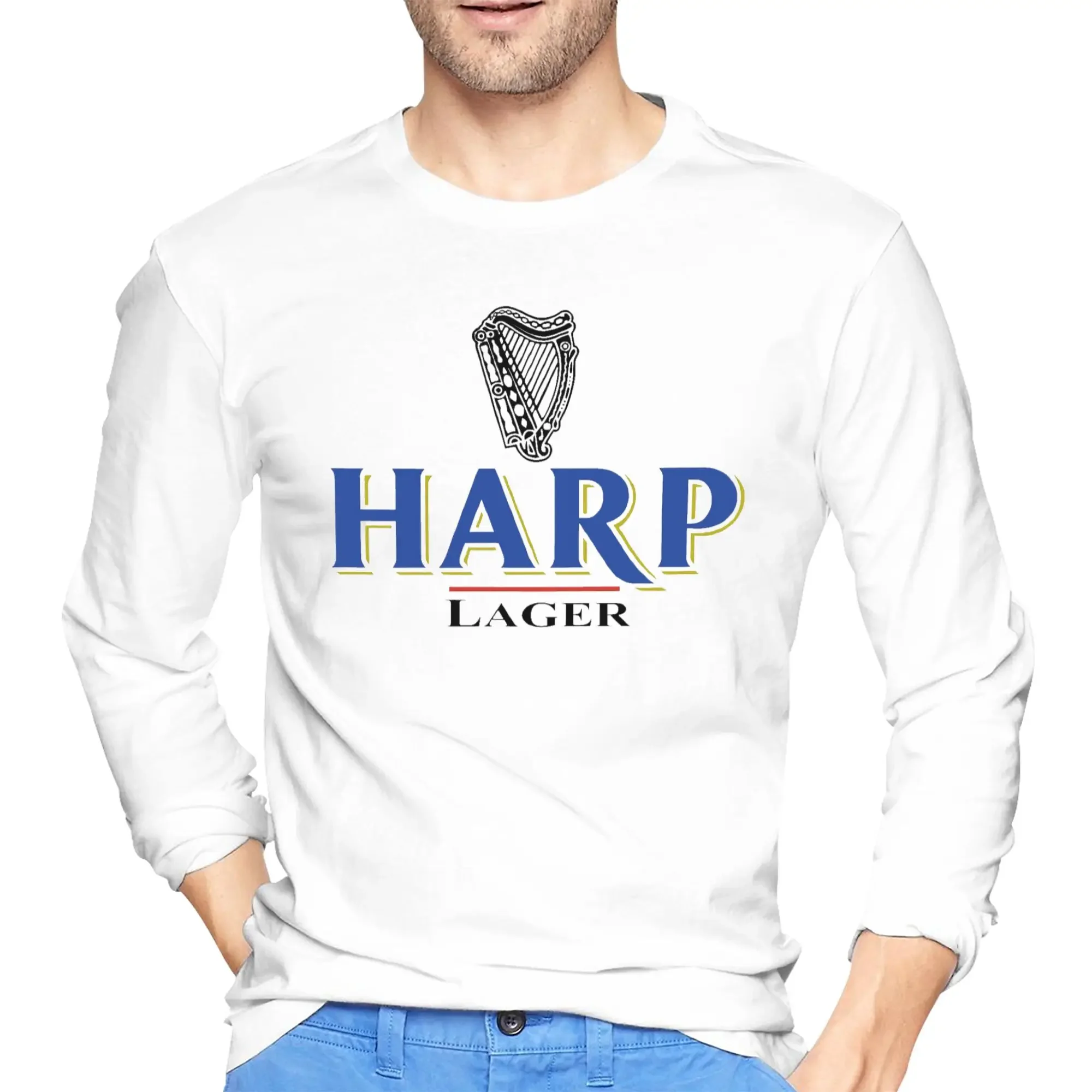Harp by Guins Men's Long Sleeved T-shirt Breathable Round Neck T shirts Spring and Autumn Men tops
Harp by Guins Men's Long Sleeved T-shirt Breathable Round Neck T shirts Spring and Autumn Men tops