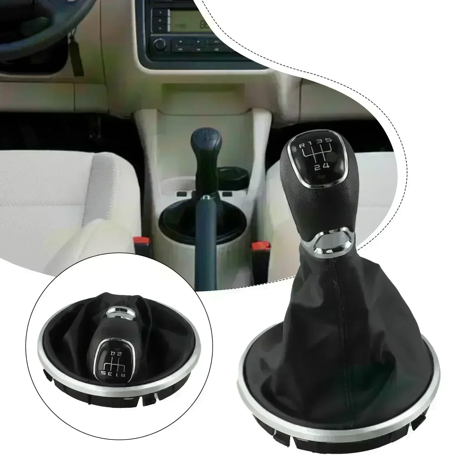 5 Speed Manual Gear Shift Knob Gaiter Frame Fits For Skoda For Fabia II MK2 2007 2014 Designed for Seamless Integration
5 Speed Manual Gear Shift Knob Gaiter Frame Fits For Skoda For Fabia II MK2 2007 2014 Designed for Seamless Integration