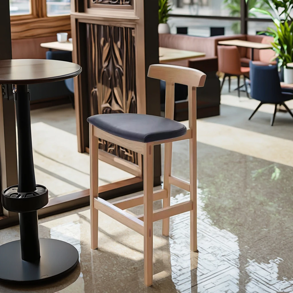 #! Modern Minimalist Scandinavian Solid Wood High Stools for Home Bars and Reception Areas Coffee Shop High Chairs D
#! Modern Minimalist Scandinavian Solid Wood High Stools for Home Bars and Reception Areas Coffee Shop High Chairs D