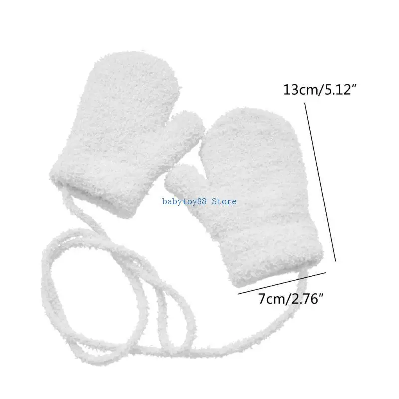 Y4UD Baby Winter Gloves Breathable Infant Mittens Warm Thick Gloves Solid Color Full Finger Neck Halter Gloves Windproof
Y4UD Baby Winter Gloves Breathable Infant Mittens Warm Thick Gloves Solid Color Full Finger Neck Halter Gloves Windproof