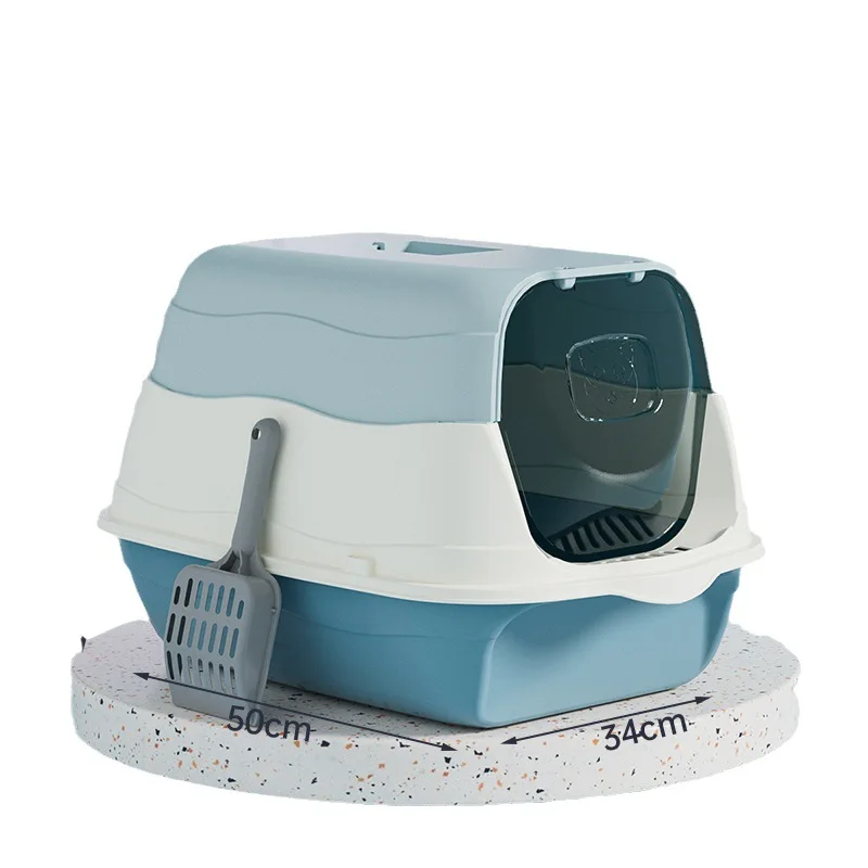 STLFWholesale Extra Large Anti-Splash Cat LittersBox Fully Enclosed Plastic Cat Toilet with Disinfection Deodorization Features
STLFWholesale Extra Large Anti-Splash Cat LittersBox Fully Enclosed Plastic Cat Toilet with Disinfection Deodorization Features
