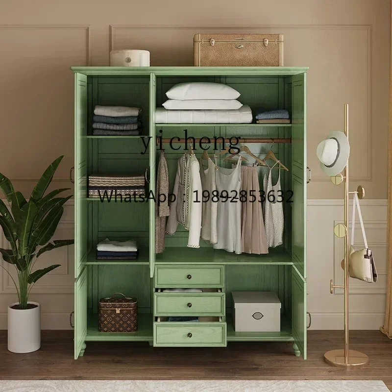 green solid wood opposite door four-door wardrobe household bedroom ash wood storage cabinet locker large wardrobe
green solid wood opposite door four-door wardrobe household bedroom ash wood storage cabinet locker large wardrobe