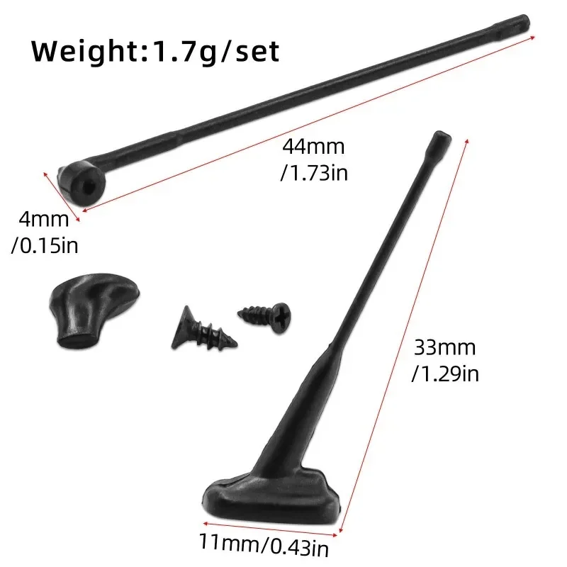 Simulation Antenna Signal Line for Tamiya 1/14 RC Truck Tractor Trailer Car Tipper SCANIA Actros MAN VOLVO DIY Upgrade Parts
Simulation Antenna Signal Line for Tamiya 1/14 RC Truck Tractor Trailer Car Tipper SCANIA Actros MAN VOLVO DIY Upgrade Parts