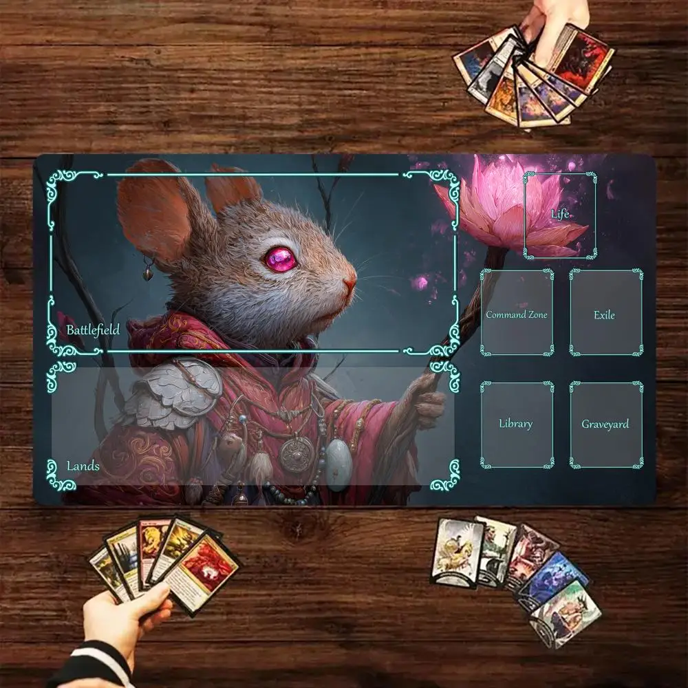 Rat Lotus Messenger Magic Card Battle Mat MTG Playmat Anti-slip Base 35X60CM gathering gaming mats Board Game Mat for TCG
Rat Lotus Messenger Magic Card Battle Mat MTG Playmat Anti-slip Base 35X60CM gathering gaming mats Board Game Mat for TCG