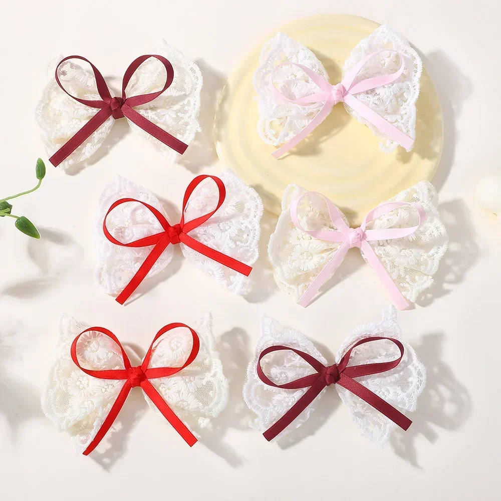 LOVEKIKI 1Pcs Lace Hair Clips for Girl Sweet Bowknot Women Ponytail Hairpins Barrettes Handmade Headdress Kids Hair Accessories
LOVEKIKI 1Pcs Lace Hair Clips for Girl Sweet Bowknot Women Ponytail Hairpins Barrettes Handmade Headdress Kids Hair Accessories