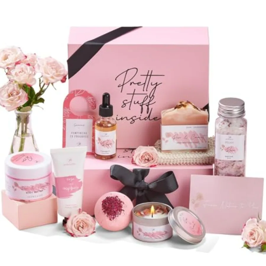 Mother's Day Gift for Mom Spa Gifts Bath Baskets Relaxing Spa Self Care Gift for Women Her Sister Wife Bridal Shower Gifts Box
Mother's Day Gift for Mom Spa Gifts Bath Baskets Relaxing Spa Self Care Gift for Women Her Sister Wife Bridal Shower Gifts Box