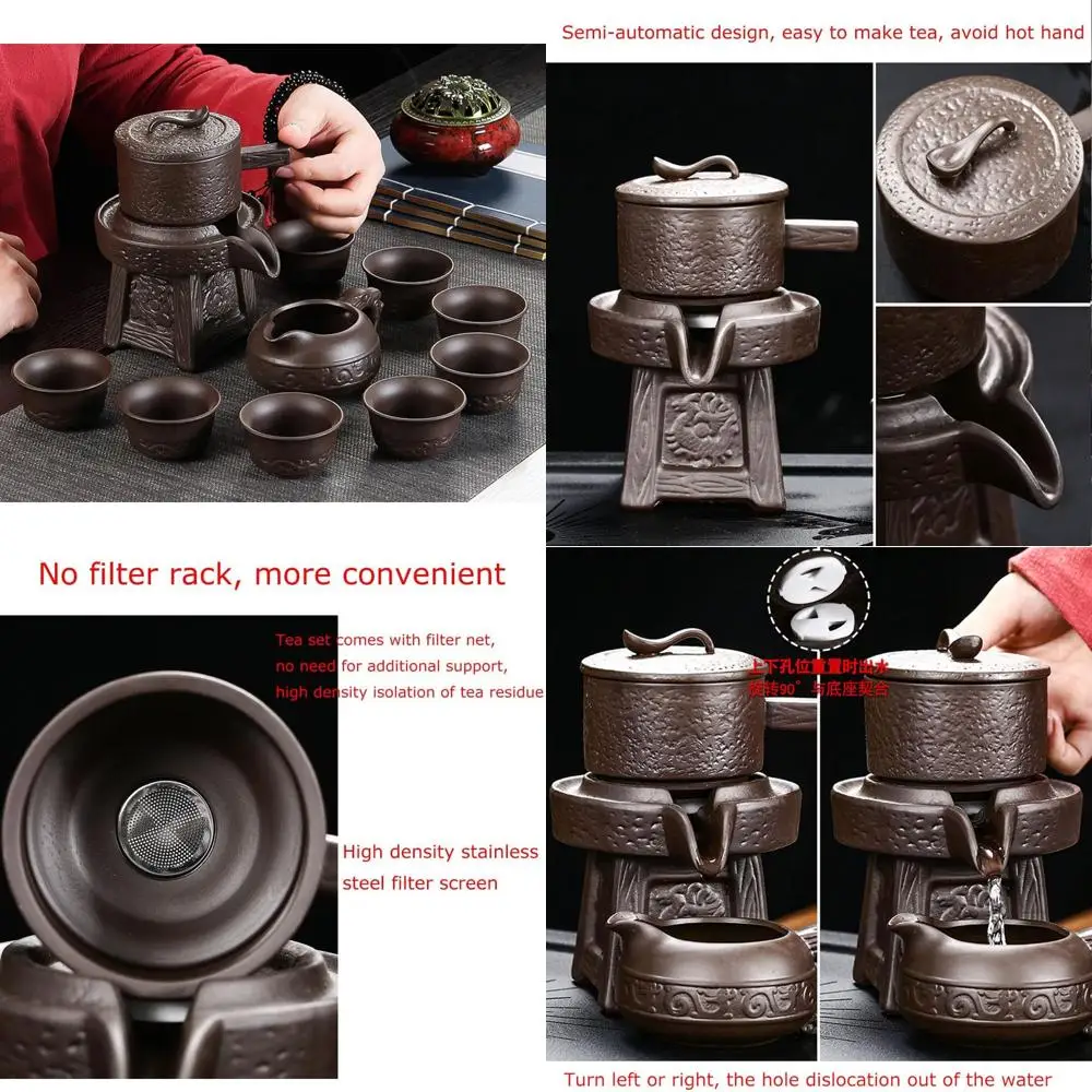 Чайный набор Гунфу ручной работы из камня с 8 чашками, подходит для японских чайных церемоний и декора дома/офиса (коричневый)
Чайный набор Гунфу ручной работы из камня с 8 чашками, подходит для японских чайных церемоний и декора дома/офиса (коричневый)