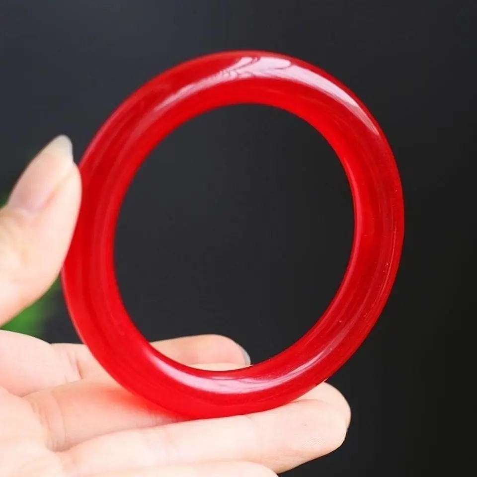 Natural Xinjiang Hetian red jade Gobi gold silk jade round bar bracelet women's model
Natural Xinjiang Hetian red jade Gobi gold silk jade round bar bracelet women's model