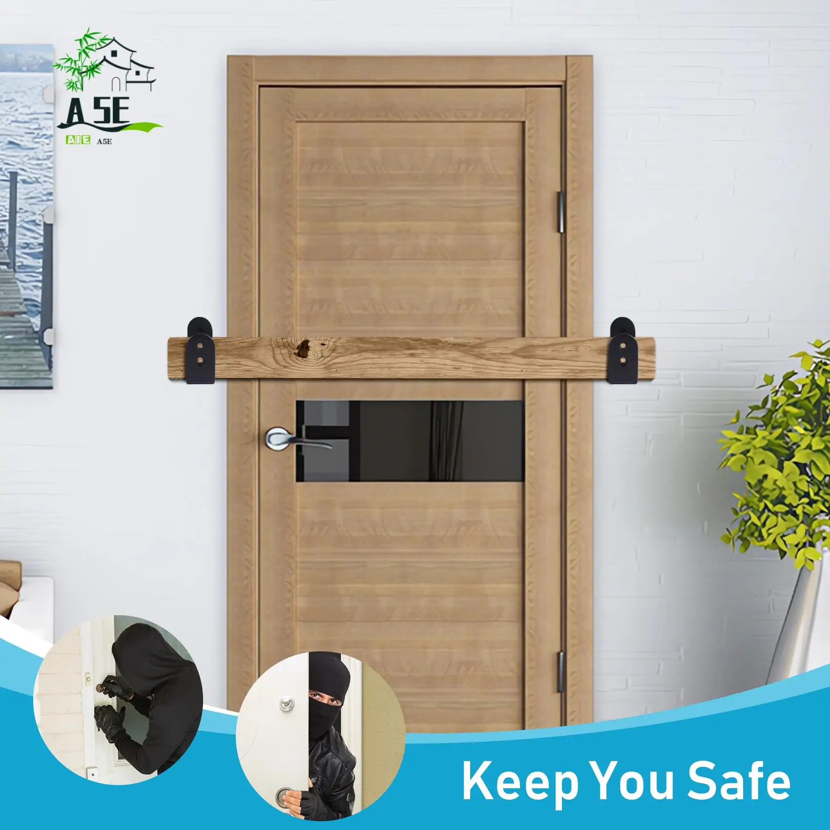 A05E-2 Pack Door Barricade U Brackets Open Bar Security Door Brackets For Home,Garage Door Reinforcement Fits 2X4 Boards
A05E-2 Pack Door Barricade U Brackets Open Bar Security Door Brackets For Home,Garage Door Reinforcement Fits 2X4 Boards