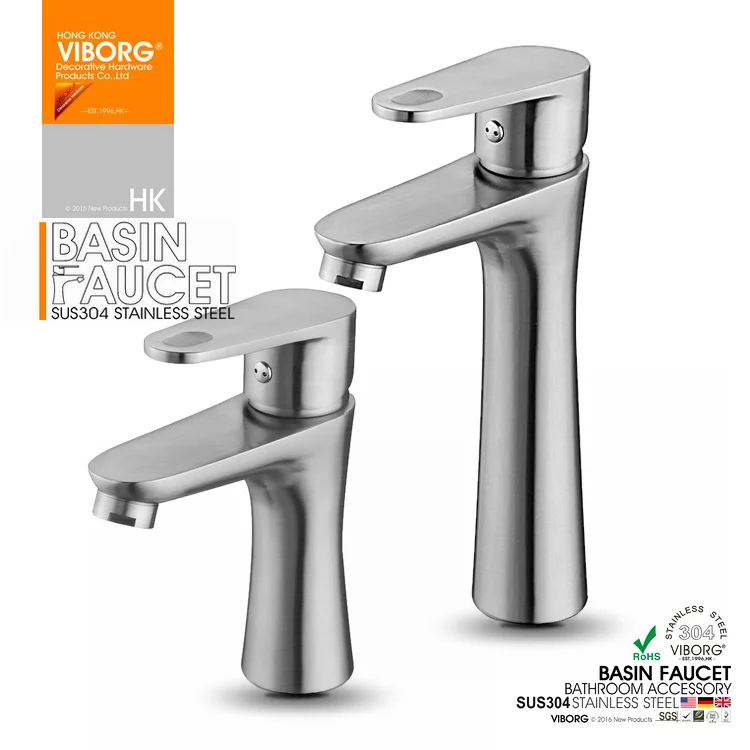 VIBORG Deluxe Solid SUS304 Stainless Steel Casting Lead-free Single Handle Bathroom Vanity Lavatory Basin Sink Mixer Tap Faucet
VIBORG Deluxe Solid SUS304 Stainless Steel Casting Lead-free Single Handle Bathroom Vanity Lavatory Basin Sink Mixer Tap Faucet