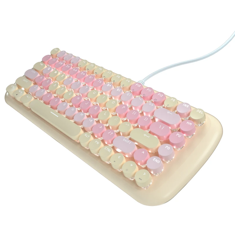 1 Wired True Mechanical Powder Axis Keyboard Desktop Computer Universal E-sports Game Office Laptop Keyboard
1 Wired True Mechanical Powder Axis Keyboard Desktop Computer Universal E-sports Game Office Laptop Keyboard