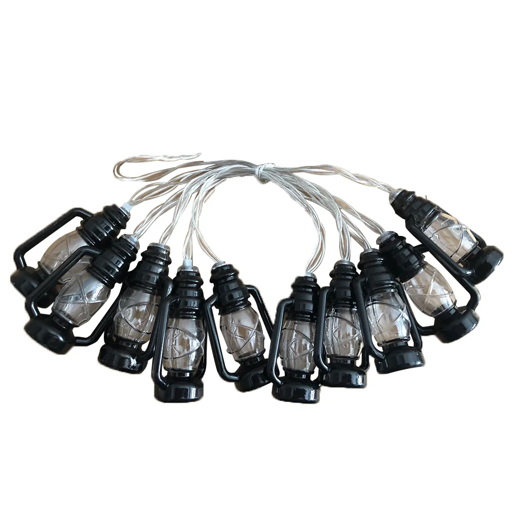 2 Meters 10 LED Halloween LED Kerosene Lamp Light String Retro Lanterns Shape Small Lights String Kerosene Lamp String for
2 Meters 10 LED Halloween LED Kerosene Lamp Light String Retro Lanterns Shape Small Lights String Kerosene Lamp String for