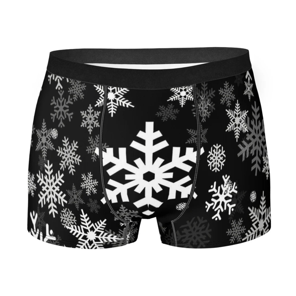 Snowflakes Pattern In Black Underpants Breathbale Panties Men's Underwear Ventilate Shorts Boxer Briefs
Snowflakes Pattern In Black Underpants Breathbale Panties Men's Underwear Ventilate Shorts Boxer Briefs
