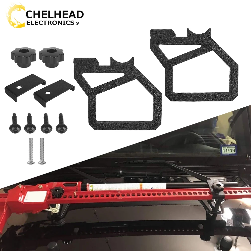 Engine Cover High Lift Jack Hood Mounting Bracket for Jeep Wrangler JK 2007-2018 Off-Road Jack Holder Stand Kit
Engine Cover High Lift Jack Hood Mounting Bracket for Jeep Wrangler JK 2007-2018 Off-Road Jack Holder Stand Kit