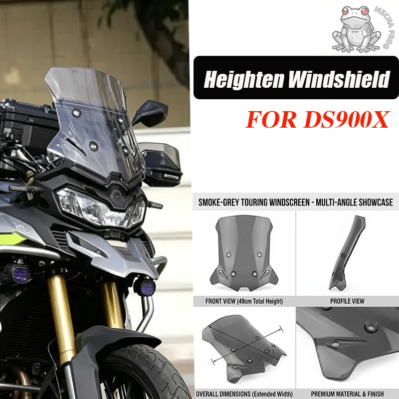 FOR DS900X DSX900 900DSX DS900 2024 2025 Motorcycle Front Windshield Height Increase Wind Screen Deflector
FOR DS900X DSX900 900DSX DS900 2024 2025 Motorcycle Front Windshield Height Increase Wind Screen Deflector