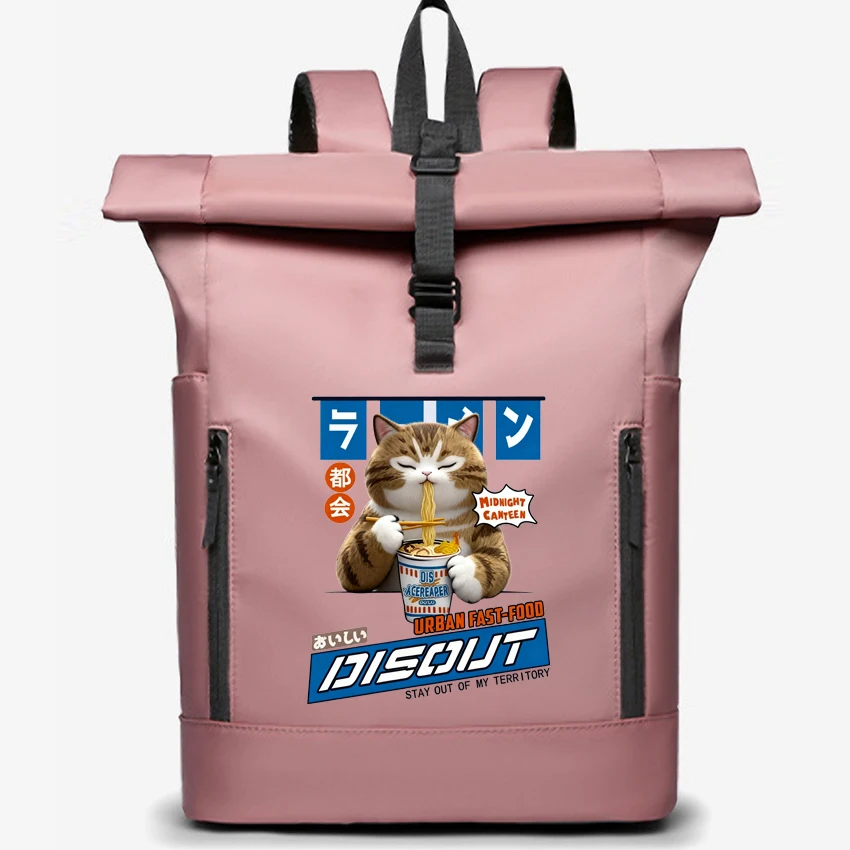 Harajuku Cat Cartoon Eating Noodles Printed Unisex Trendy Backpack Personalized Laptop Backpack Multi-Functional Storage Bag
Harajuku Cat Cartoon Eating Noodles Printed Unisex Trendy Backpack Personalized Laptop Backpack Multi-Functional Storage Bag
