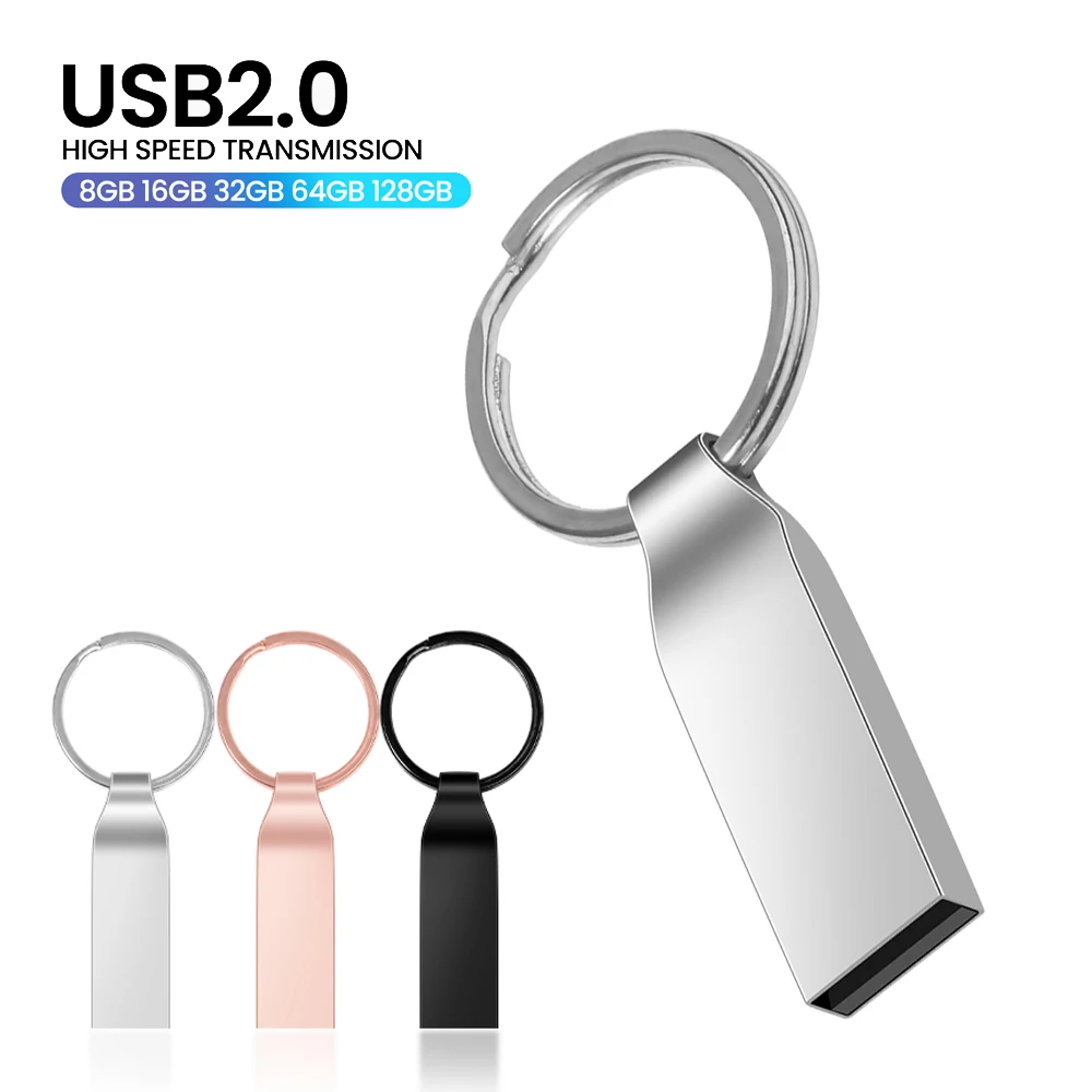 Silvery Metal USB Flash Drive 32GB Memory Stick 64GB Pen Drive 128GB Black U Disk 4GB 8GB 16GB 100% Real Capacity Free key ring 
Silvery Metal USB Flash Drive 32GB Memory Stick 64GB Pen Drive 128GB Black U Disk 4GB 8GB 16GB 100% Real Capacity Free key ring