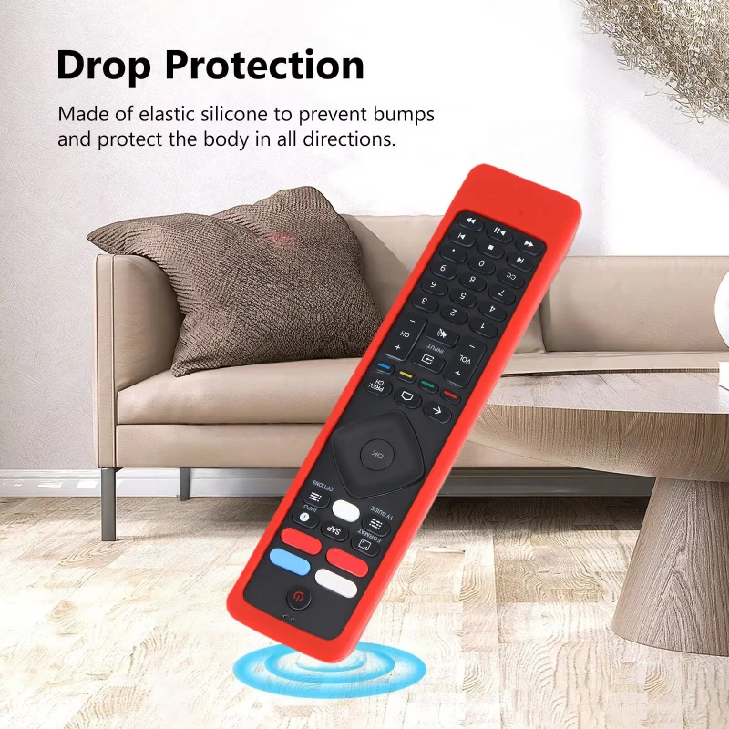 For PHILIPS RF-402A NH800UP Silicone TV Remote Case for Smart TV Remote Control Protection Cover Drop-Proof TV Cover
For PHILIPS RF-402A NH800UP Silicone TV Remote Case for Smart TV Remote Control Protection Cover Drop-Proof TV Cover