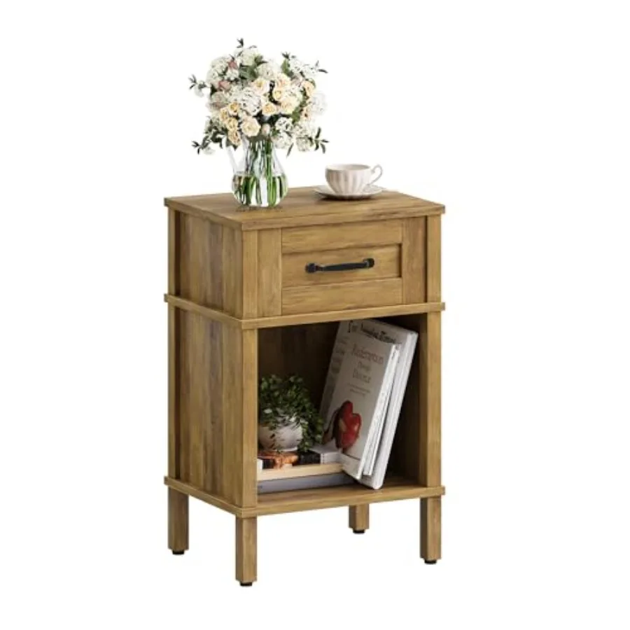 Farmhouse Nightstand with Drawer Small Wood Bedside Table Small Rustic Side Table Modern End Table with Drawer Wooden Walnut Br
Farmhouse Nightstand with Drawer Small Wood Bedside Table Small Rustic Side Table Modern End Table with Drawer Wooden Walnut Br