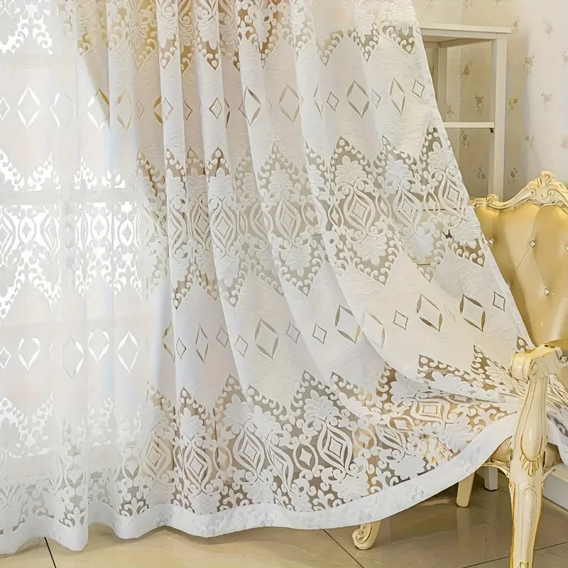 2Panels Elegant Floral Jacquard Shading Curtain, Integrated With Cloth And Yarn, 70% Shading, Perforated Hanging At The Top, -proof Room Decoration, Suitable For Bedroom, Living Room And Room Decoration.
2Panels Elegant Floral Jacquard Shading Curtain, Integrated With Cloth And Yarn, 70% Shading, Perforated Hanging At The Top, -proof Room Decoration, Suitable For Bedroom, Living Room And Room Decoration.