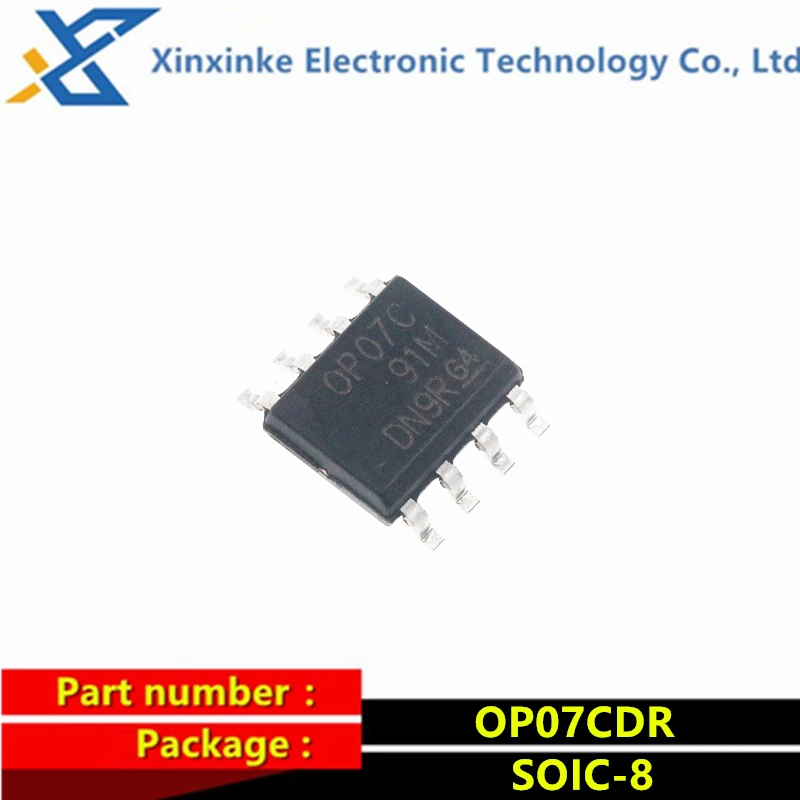 10PCS OP07CDR OP07C OP07CD SOIC-8 Operational Amplifier Chip IC
10PCS OP07CDR OP07C OP07CD SOIC-8 Operational Amplifier Chip IC