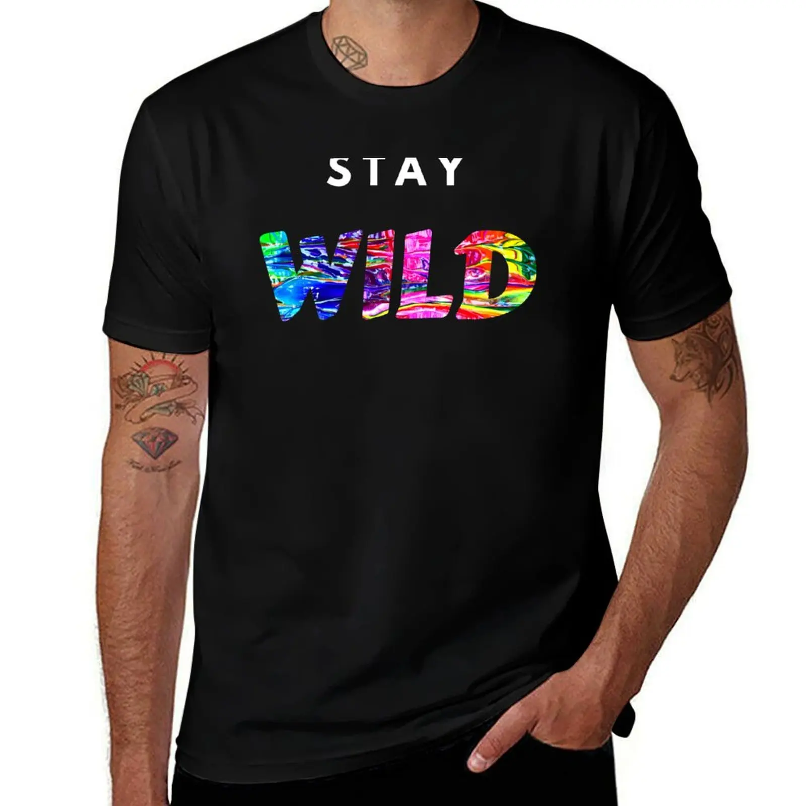 Stay Wild Ben Azelart T-Shirt t shirt man plain cotton t shirts man 100% t shirts for man graphic tees T-shirt
Stay Wild Ben Azelart T-Shirt t shirt man plain cotton t shirts man 100% t shirts for man graphic tees T-shirt