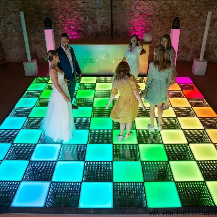 High Quality Portable 3D LED Dance Floor with 20W UV/White Spotlights Magnetic Wireless DJ Sets for Weddings
High Quality Portable 3D LED Dance Floor with 20W UV/White Spotlights Magnetic Wireless DJ Sets for Weddings