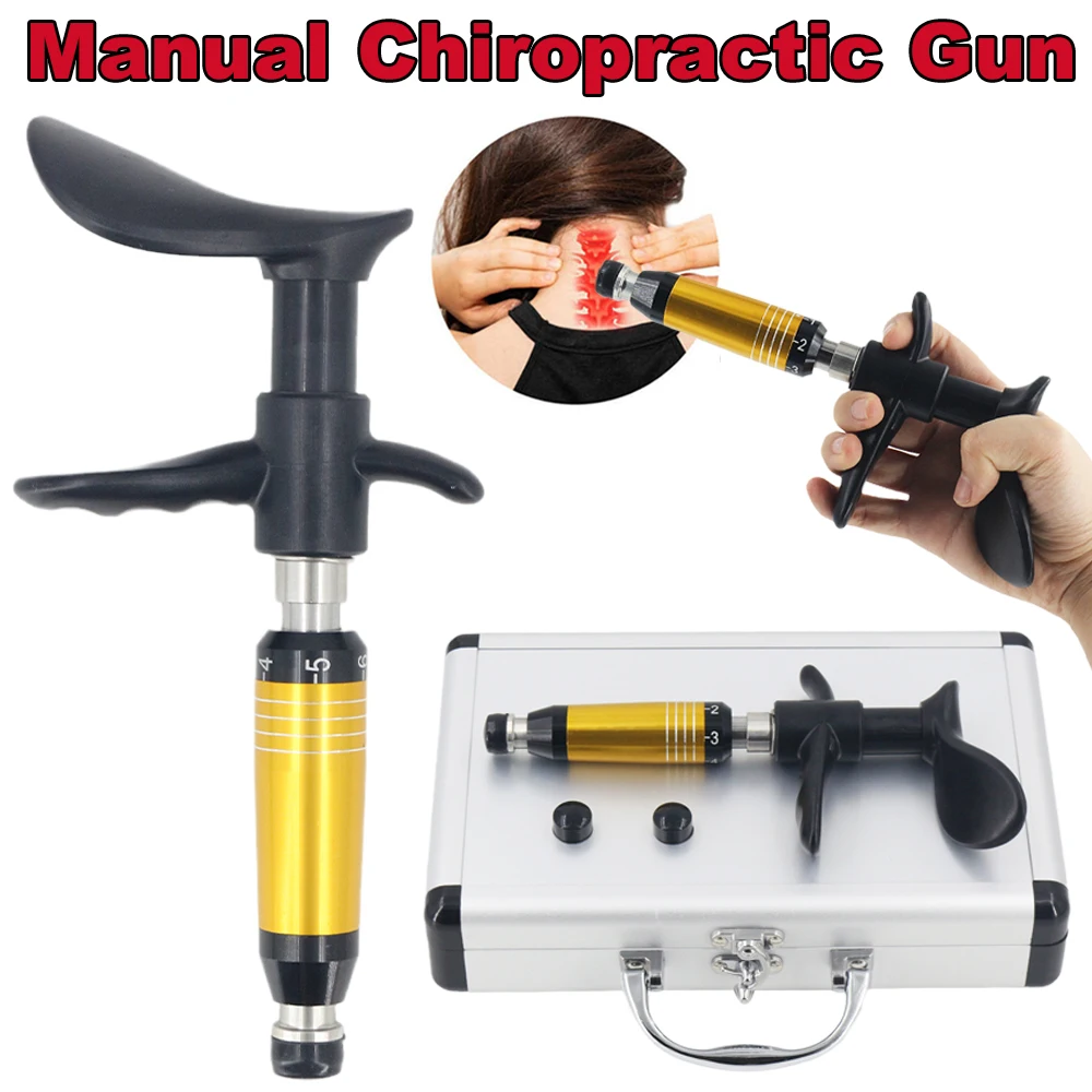 Manual Chiropractic Adjusting Tool Massage Gun for External Physical Pain Relief Body Cervical Spine Correction and Relaxation
Manual Chiropractic Adjusting Tool Massage Gun for External Physical Pain Relief Body Cervical Spine Correction and Relaxation