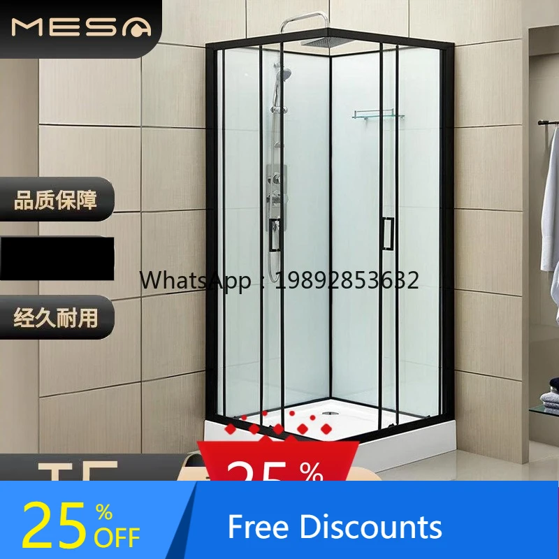AA Household Integrated Shower Room Tempered Glass Enclosed Bathroom Partition Small Apartment Shower Cabin
AA Household Integrated Shower Room Tempered Glass Enclosed Bathroom Partition Small Apartment Shower Cabin
