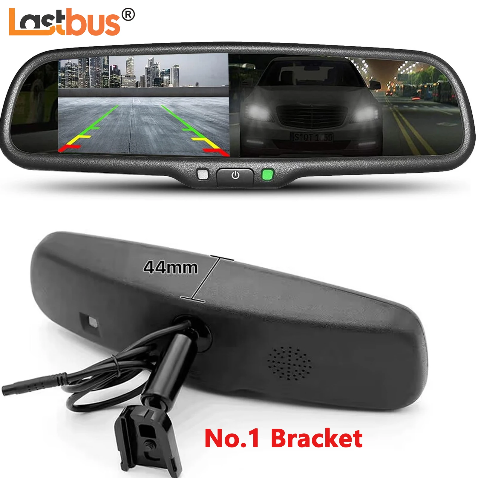 Электронное зеркало заднего вида Lastbus с автоматическим затемнением и антибликовым покрытием, 4,3 дюйма, с кронштейном №1, для Toyota, Nissan, Ford, Honda
Электронное зеркало заднего вида Lastbus с автоматическим затемнением и антибликовым покрытием, 4,3 дюйма, с кронштейном №1, для Toyota, Nissan, Ford, Honda