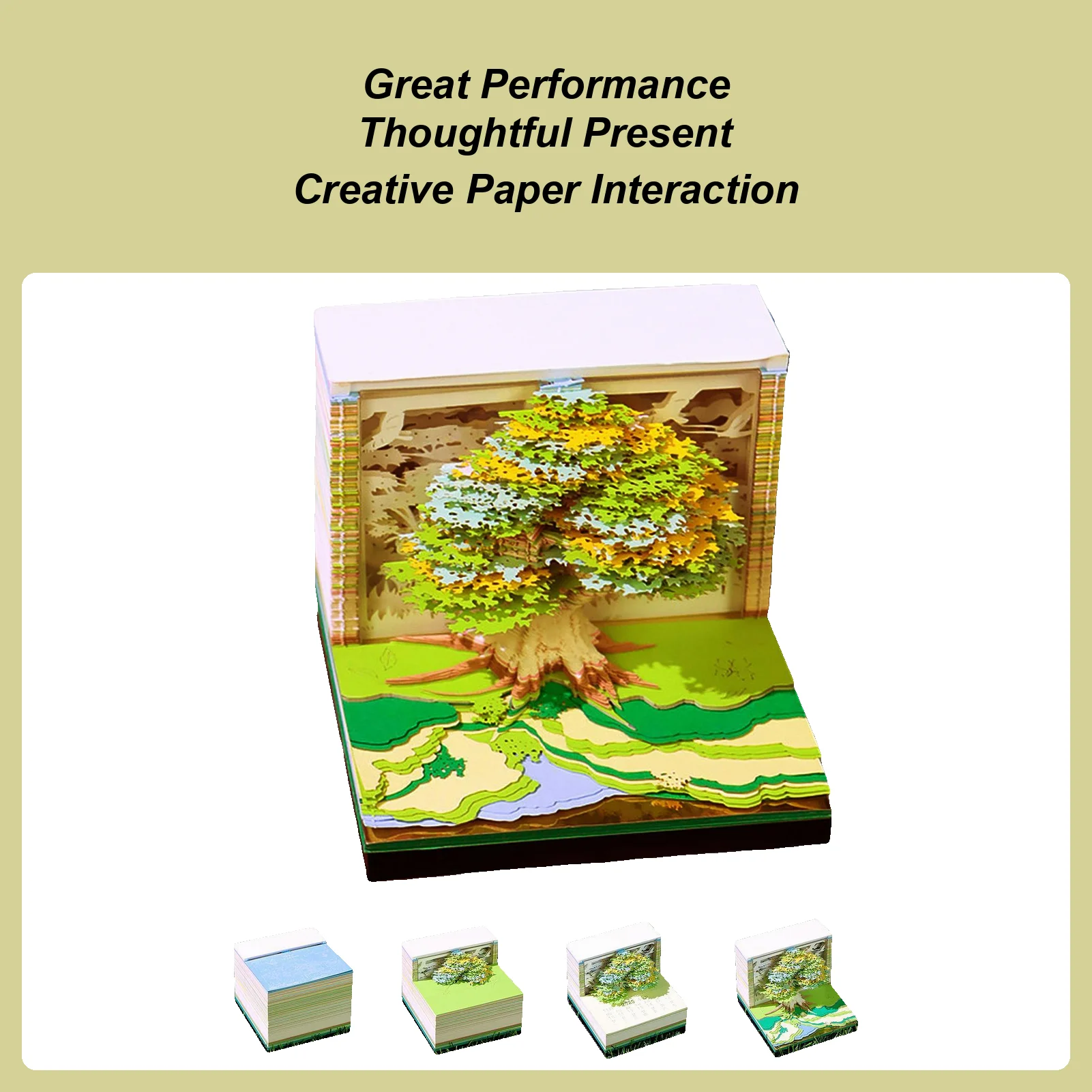 Time Piece Calendar 2026 3D Paper Sculpture Calendar Tree House River Design Tear Away Notepad For Home Workout School Commute
Time Piece Calendar 2026 3D Paper Sculpture Calendar Tree House River Design Tear Away Notepad For Home Workout School Commute